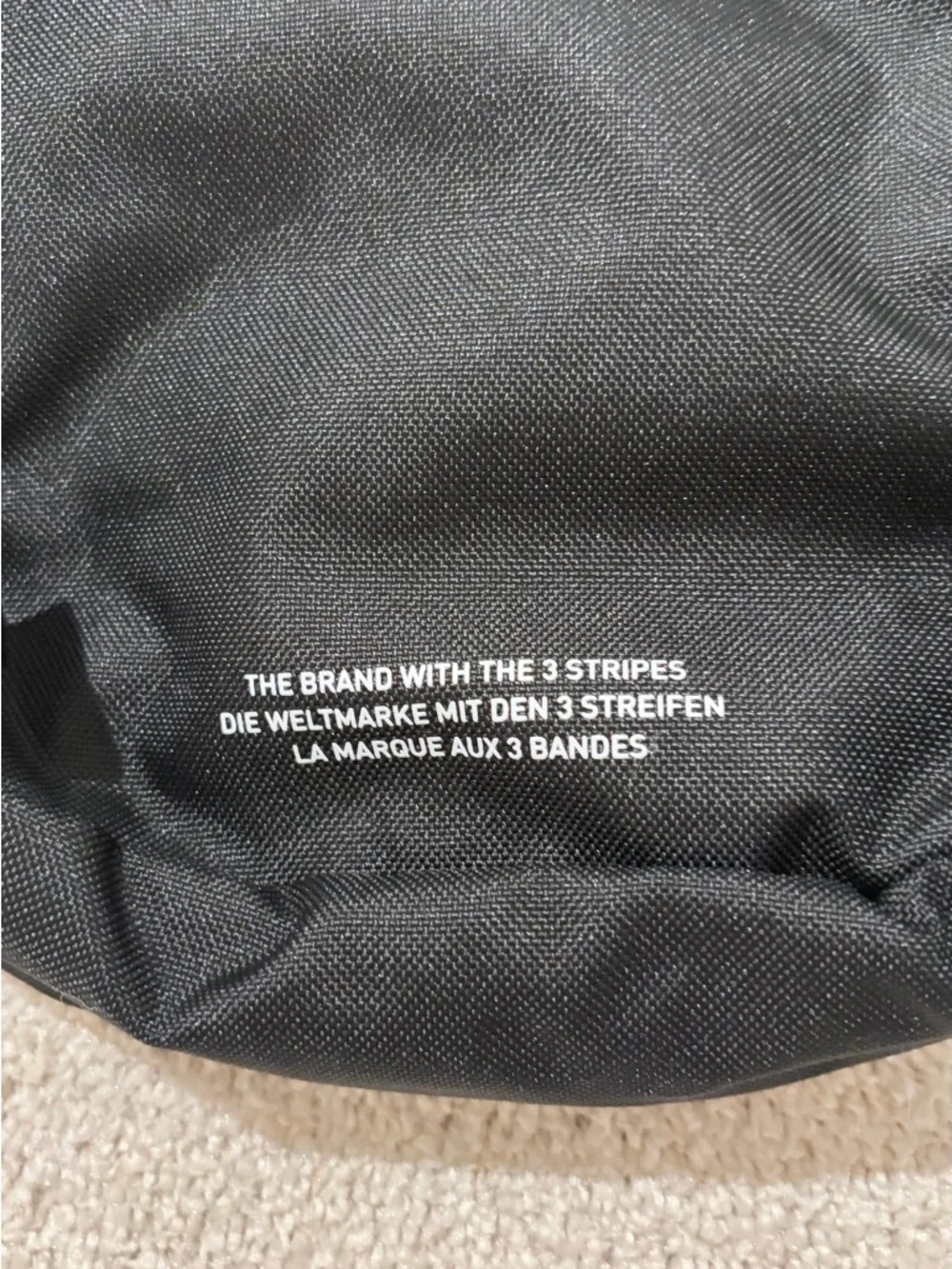 adidas Black Trefoil Mini Backpack - Picture 2 of 4